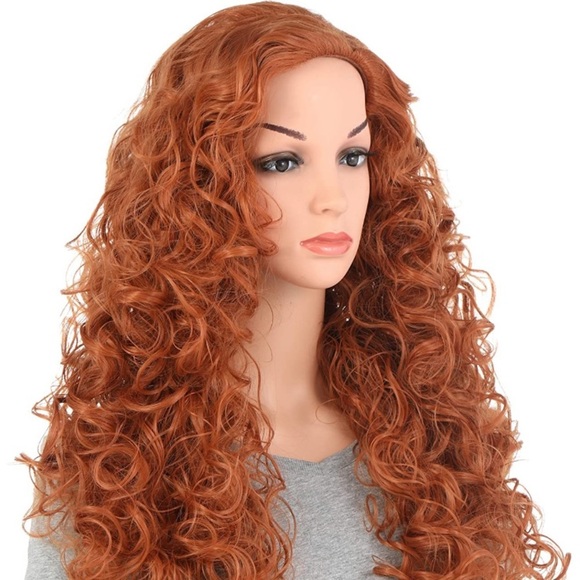 22” Long Curly Wavy Full Head Wig - Picture 2 of 6